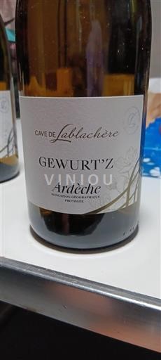 Alpen en Rhônevallei Ardèche Cave de Lablachère Gewurt'z 2023