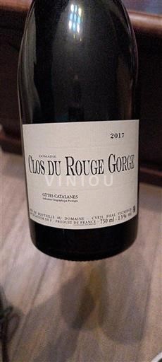 Linguadoca e Rossiglione Côtes catalanes Domaine Clos du Rouge Gorge 2017