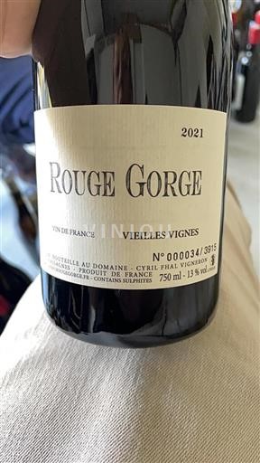 Loire Valley Unspecified Rouge Gorge Vieilles Vignes 2021