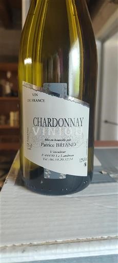 Loire Valley Unspecified Patrice Briand Chardonnay Non-Vintage