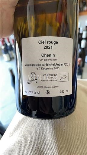 Loiredalen Ospecificerad Michel Autran Ciel rouge 2021