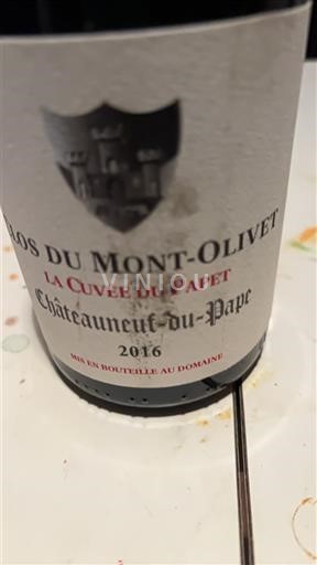 Thung lũng Rhône Châteauneuf-du-pape Clos du Mont-Olivet La du Papet 2016