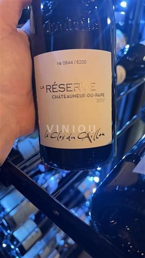 Rhônevallei Châteauneuf-du-Pape Le Clos du Caillou La Réserve 2017
