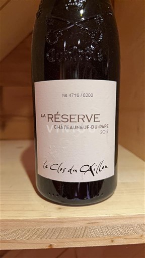 Vallée du Rhône Châteauneuf-du-pape Le Clos du Caillou La Réserve 2017
