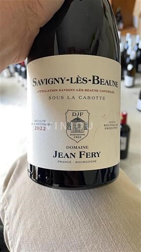 Bourgogne Savigny-lès-Beaune Domaine Jean Féry Sous la Cabotte 2022