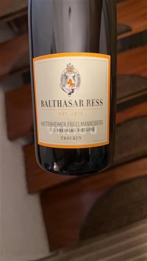 Rheingau Ospecificerad Balthasar Ress Hattenheimer Engelmannsberg 2018