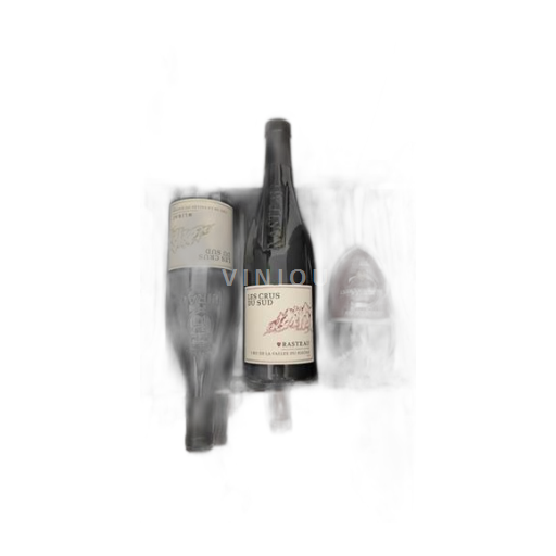 Vin Rouge sec Les Crus du Sud 2023 France Vallée du Rhône Rasteau AOC