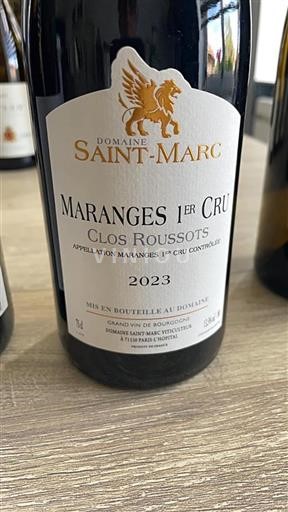 Burgundy Not Specified Premier Cru Domaine Saint-Marc Clos Roussots 2023