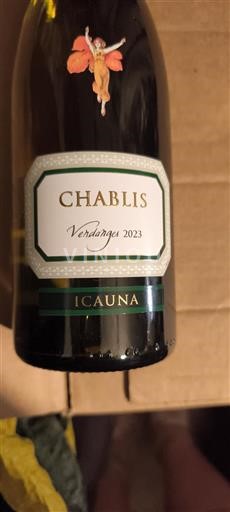 Burgundi Chablis Icauna Vendanges 2023