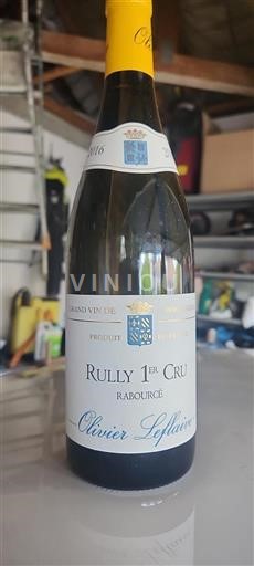 Bourgogne Rully Premier Cru Olivier Leflaive Rabourcé 2016