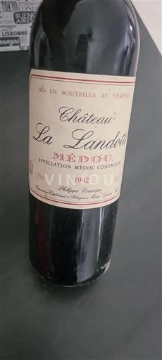 Bordéus Médoc Château La Landotte 1992