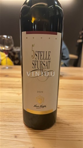 Lombardia Sforzato di Valtellina Nino Negri 5 Stelle Sfursat 2020