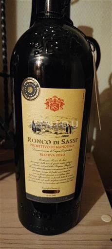 Pouilles Primitivo di Manduria Ronco di Sassi Riserva 2020