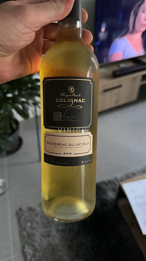 Lounais-Ranska Pacherenc-du-vic-bilh Colignac 2019