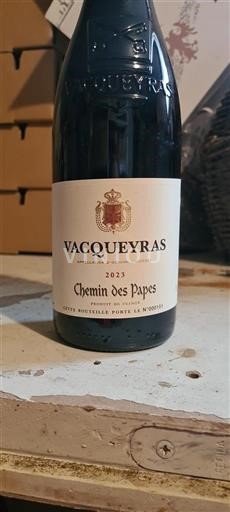 Rhônen laakso Vacqueyras Chemin des Papes 2023