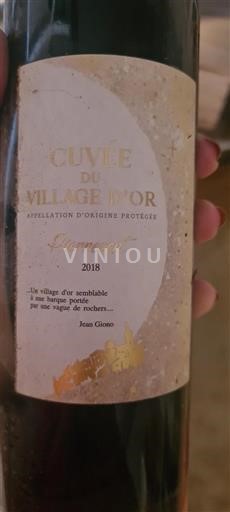 Rhônetal Pierrevert Cuvée du Village Or 2018