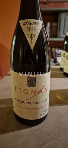 Rhônevallei Châteauneuf-du-Pape Pignan Réservé 2014