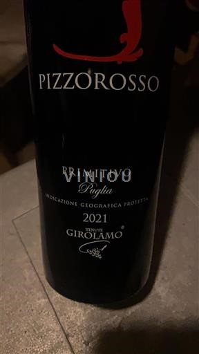 Apulia No especificado Tenute Girolamo Pizzorosso 2021