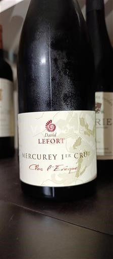 Burgundsko Mercurey Premier Cru David Lefort Clos l'Evêque Neročník