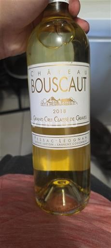 Burdeos Pessac-Léognan Grand Cru Château Bouscaut 2018