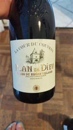 Rhône-dalen Côtes-du-Rhône-Villages La Cour du Couvent Plan de Dieu 2022