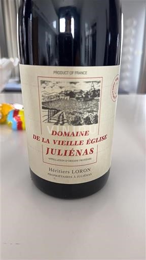 Beaujolais Juliénas Domaine La Vieille Église 2017