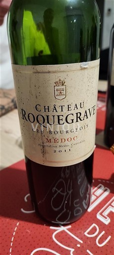 Bordeaux Médoc Château Roquegrave 2011