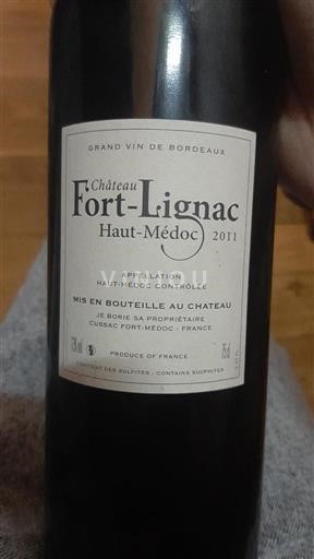 Burdeos Haut-Médoc Château Fort-Lignac 2011