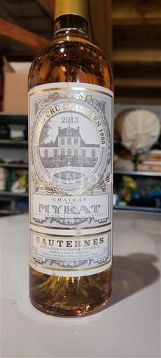 Burdeos Sauternes Grand Cru Château Myrat 2013