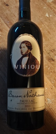 Bordeaux Pauillac Baron Philippe de Rothschild Baron Nathaniel 2013
