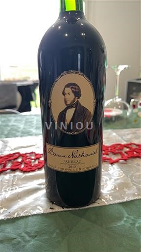 Burdeos Pauillac Baron Philippe de Rothschild Baron Nathaniel 2013