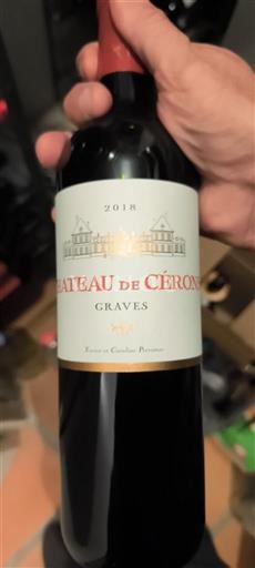 Bordeaux Graves Château Cérons 2018