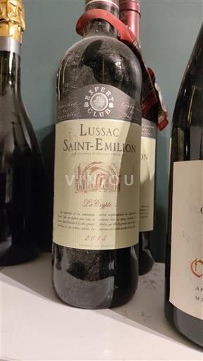 Bordeaux Lussac-saint-émilion La Crypte 2015