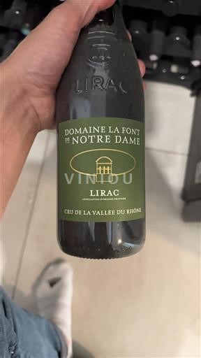 Valle del Ródano Lirac Domaine La Font de Notre Dame 2019
