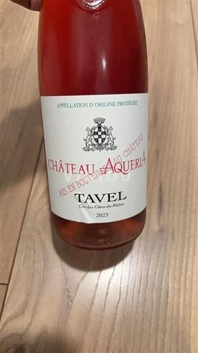Rhône Valley Tavel Château Aqueria 2023