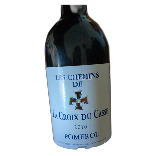 Bordeaux Pomerol Château La Croix du Casse Les Chemins de 2016