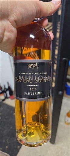Burdeos Sauternes Grand Cru Château Guiraud 2010