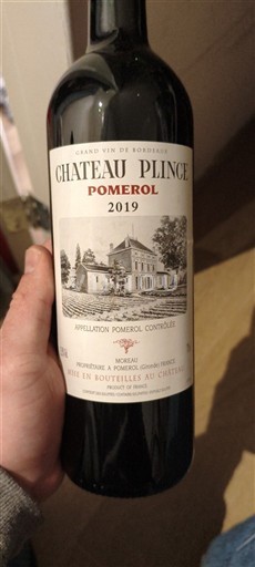 Bordo Pomerol Château Plince 2019