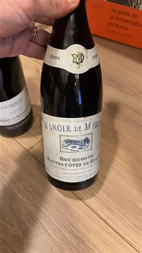 Bourgogne Hautes Côtes de Beaune Manoir de Mercy 1998
