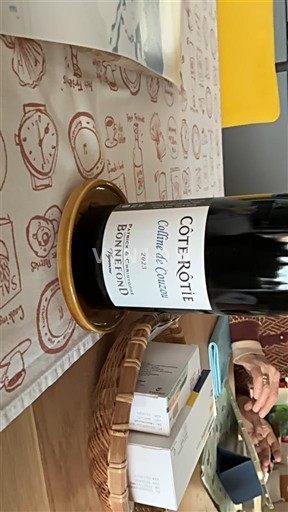 Rhônen laakso Côte-rôtie Bonnefond Colline de Couzou 2023