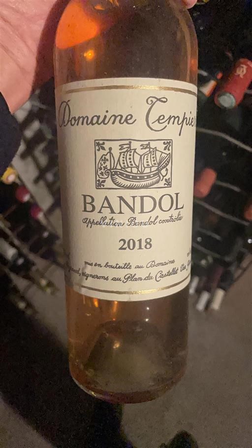 Provence Bandol Domaine Tempier 2018