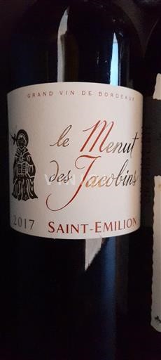 Bordeaux Saint-Émilion Grand Cru Le Menut des Jacobins 2017