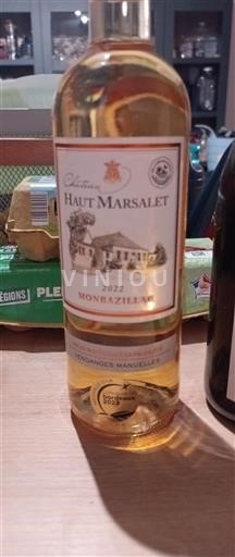 Zuidwest-Frankrijk Monbazillac Haut Marsalet 2022