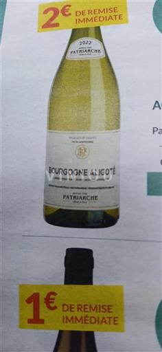 Burgund Bourgogne Aligoté Patriarche 2022