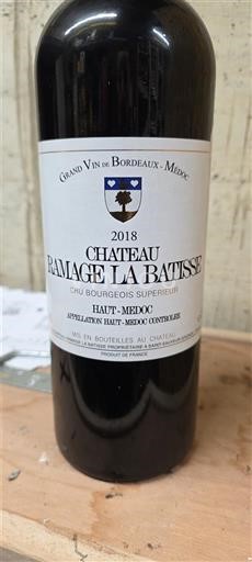 Bordeaux Haut-Médoc Château Ramage La Batisse 2018