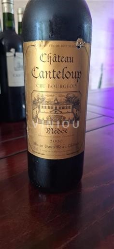 Burdeos Médoc Cru Bourgeois Château Canteloup 2000