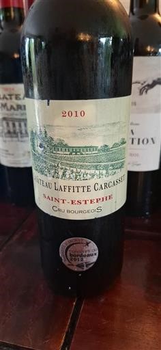 Bordeaux Saint-Estèphe Cru Bourgeois Château Laffitte Carcasset 2010