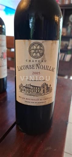 Bordeaux Médoc Château Lacombe Noaillac 2005