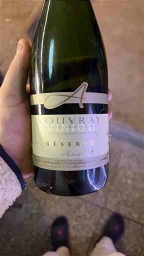 Loiren laakso Vouvray Aubert Réserve Ei vuosikertaa