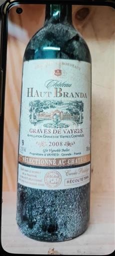 Bordeaux Graves-de-vayres Château Haut Branda Prestige 2008